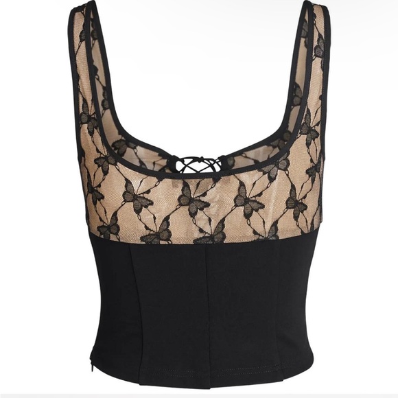 I.AM.GIA Butterfly corset lace top - Picture 7 of 7